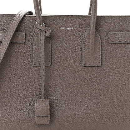 Saint Laurent Grained Calfskin Small Sac De Jour Fog 8 of 14