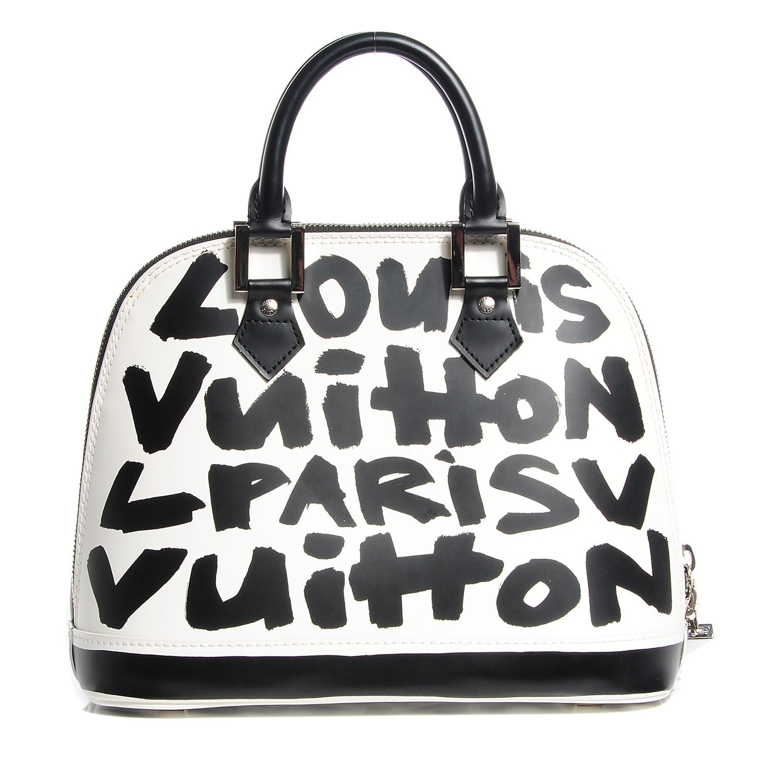 Louis Vuitton Graffiti Alma MM Black 1 of 7