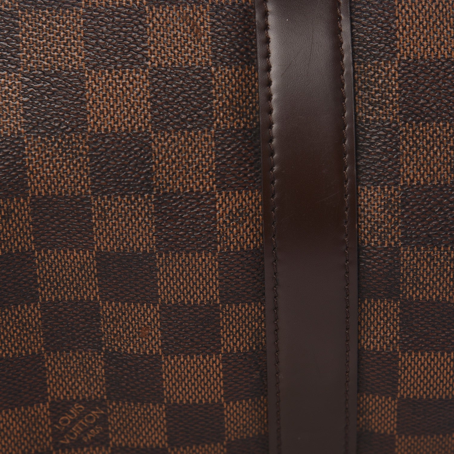 Louis Vuitton Damier Ebene Keepall Bandouliere 55 17 of 26