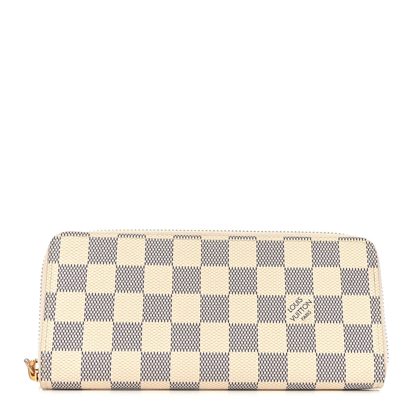 Damier Azur Clemence Wallet Rose Ballerine