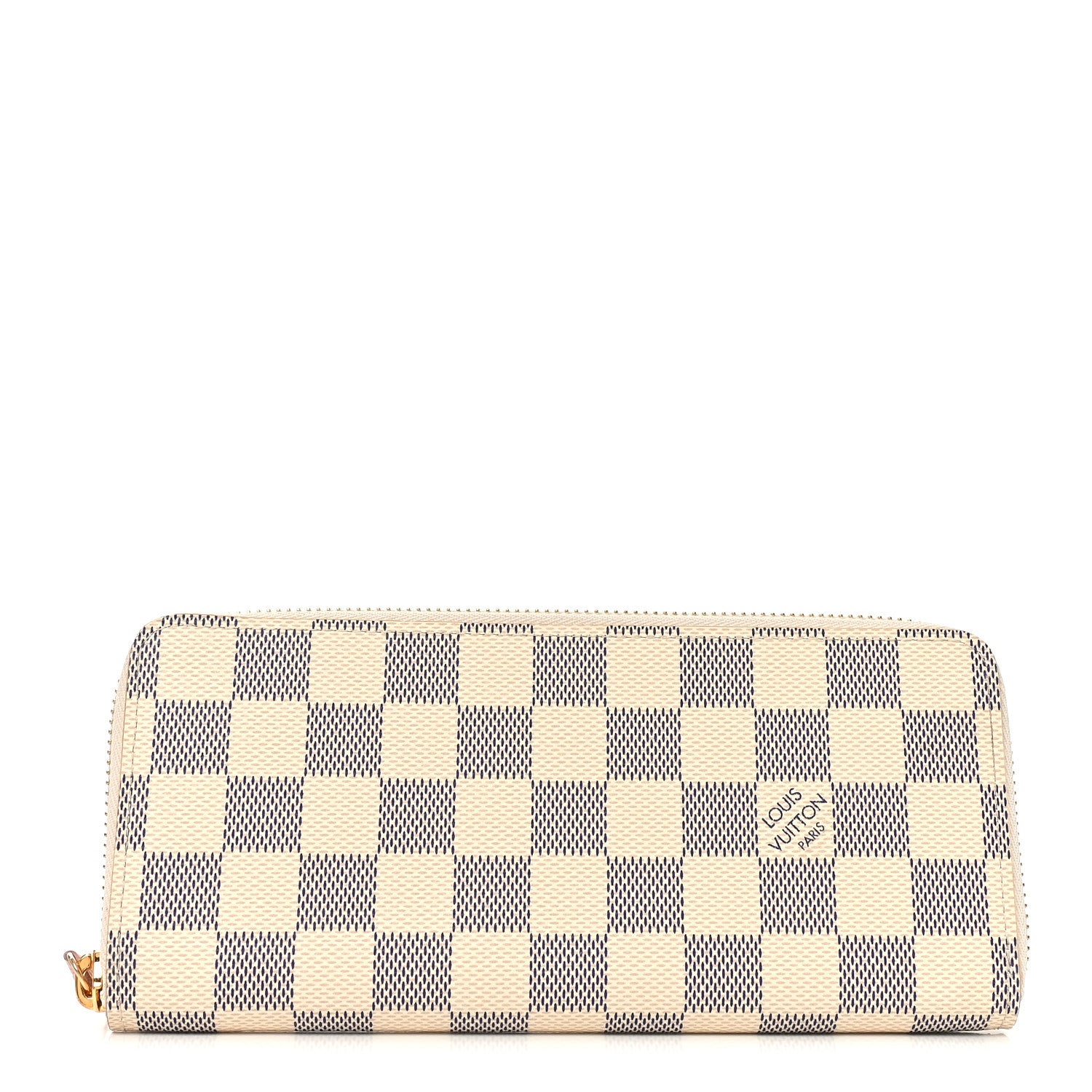 Louis Vuitton Damier Azur Clemence Wallet Rose Ballerine 1 of 7