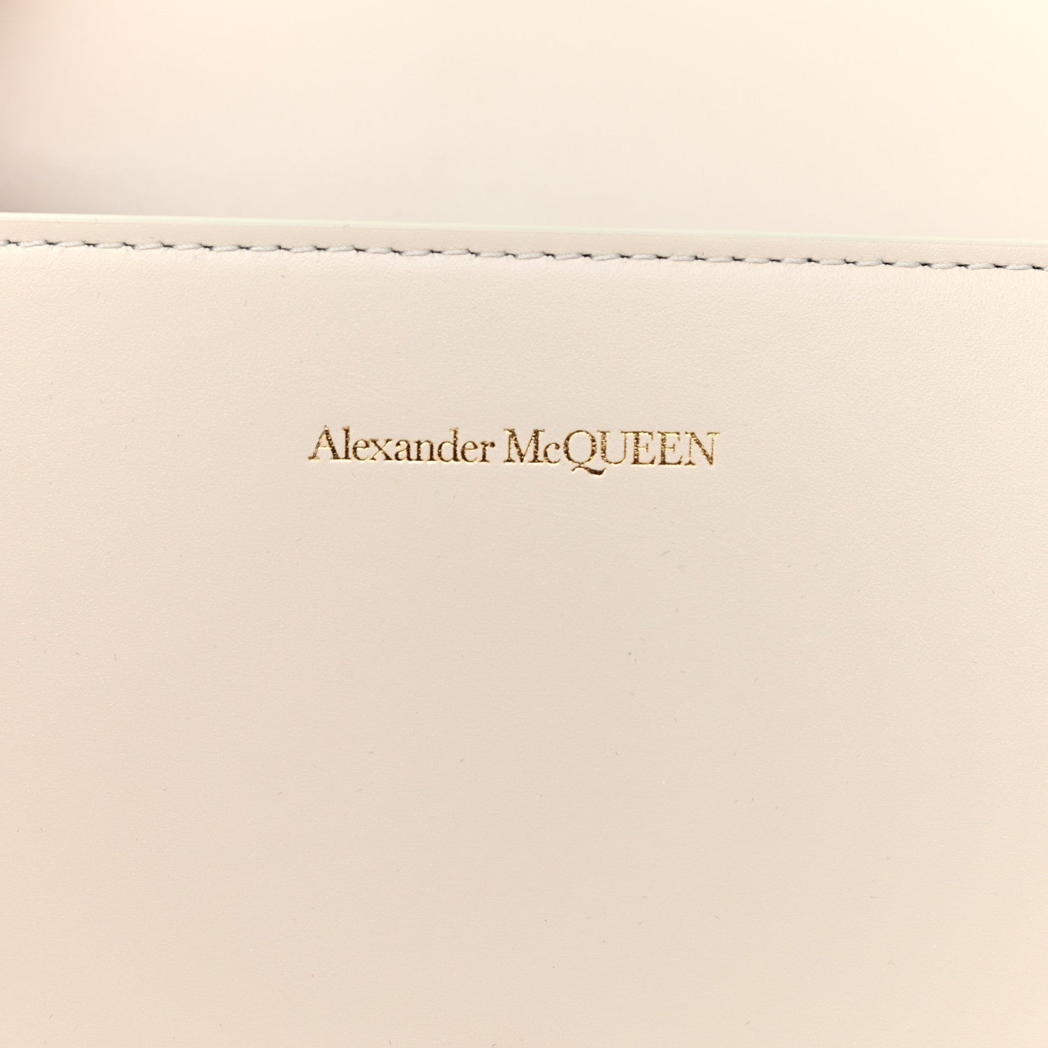 Alexander McQueen Calfskin Jeweled Satchel Ivory 7 of 9