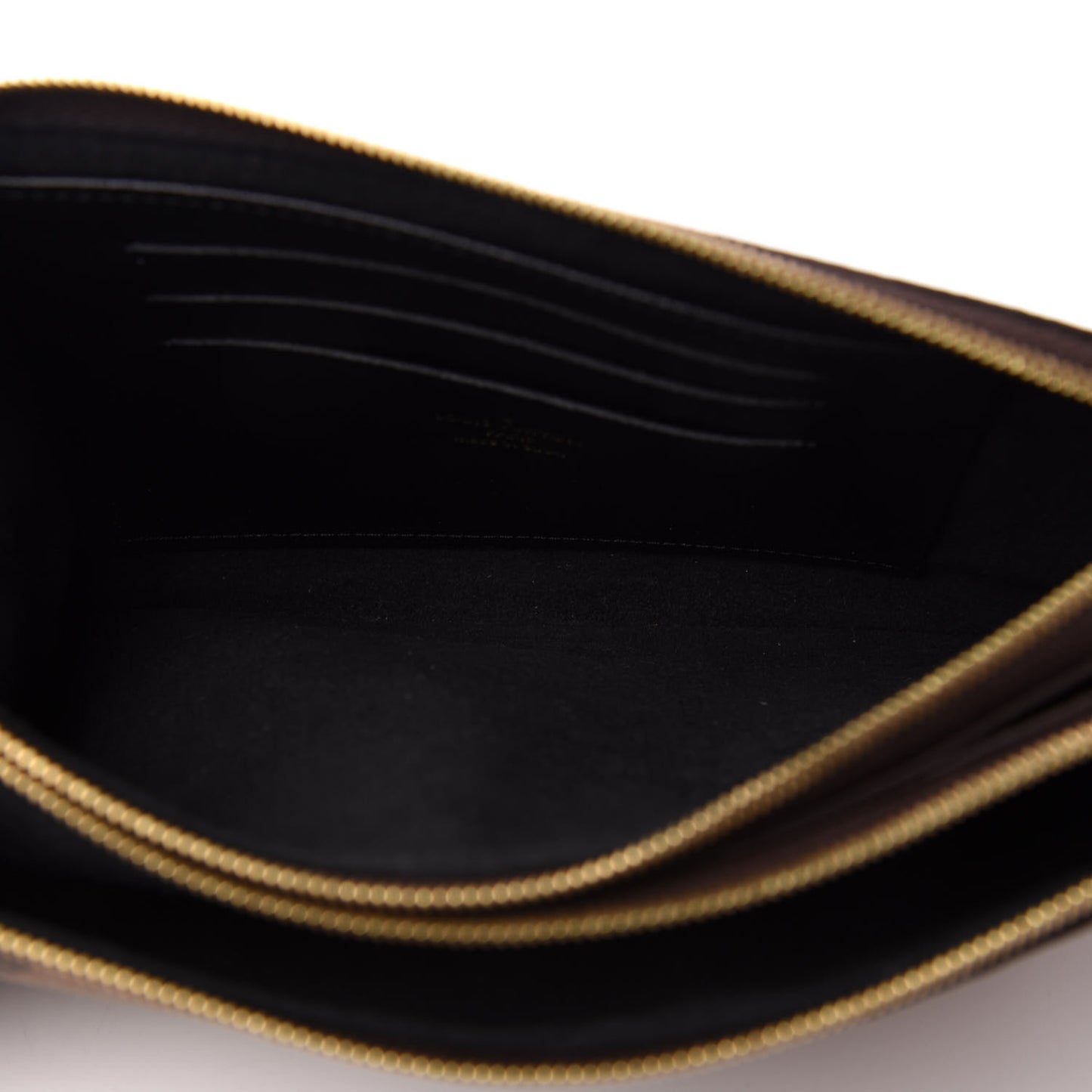 Reverse Monogram Giant Double Zip Pochette