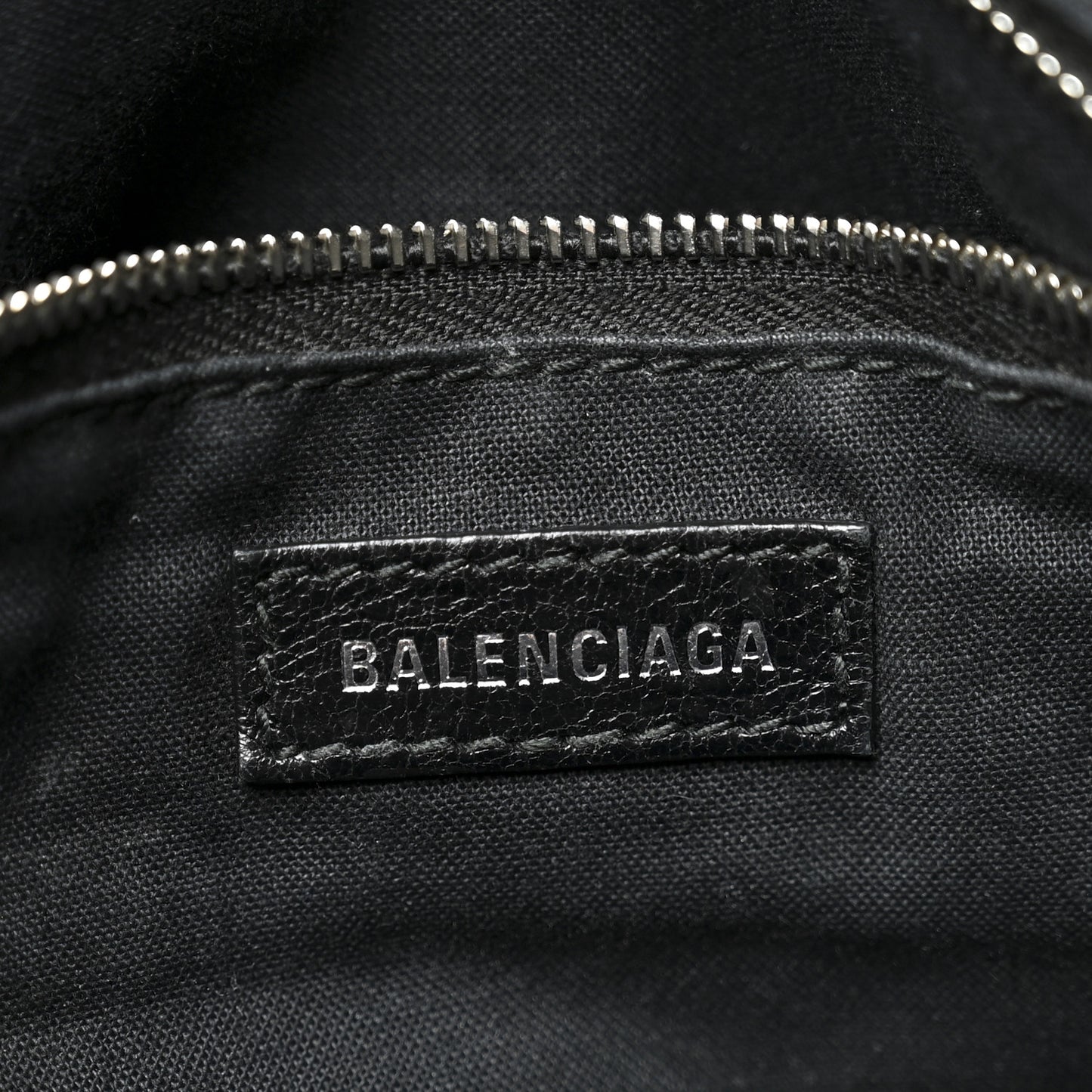 Agneau Classic Silver Hardware S City Black