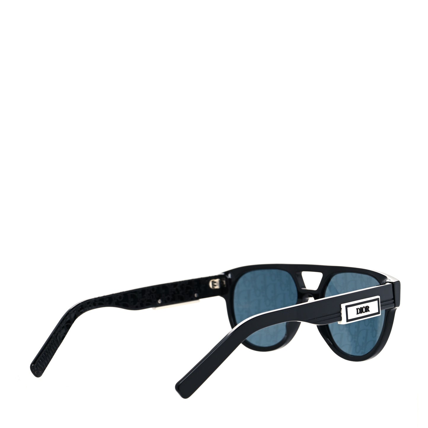 Acetate DiorB23 R1I Oblique Sunglasses Black