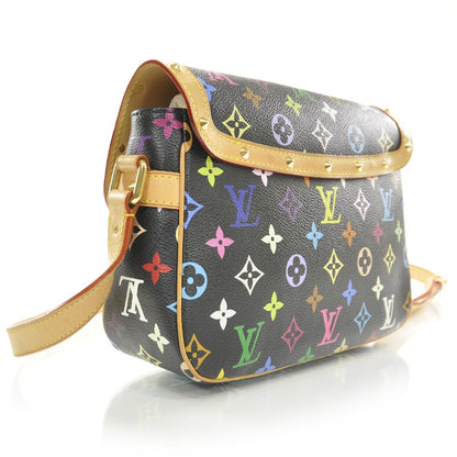 Louis Vuitton Monogram Multicolor Sologne Black 3 of 8
