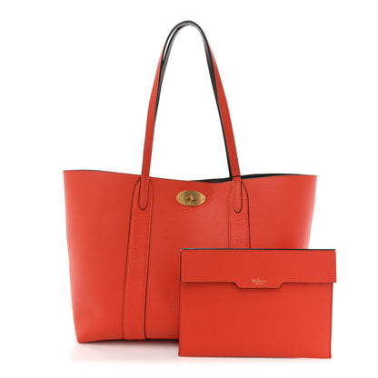 Mulberry Small Classic Grain Bayswater Tote Orange 1 of 14