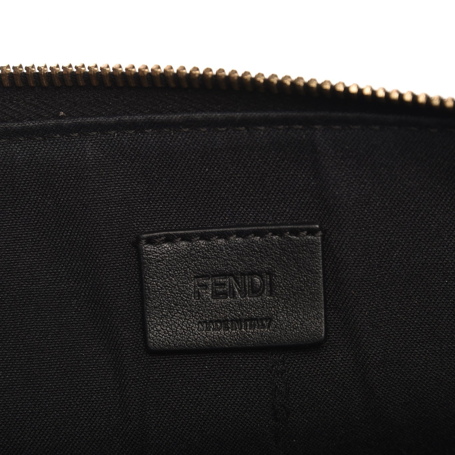 Fendi Vitello Elite Studded Monster Crossbody Bag Black 7 of 9