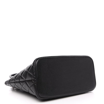 Chanel Caviar Quilted Medallion Tote Black 3 of 12