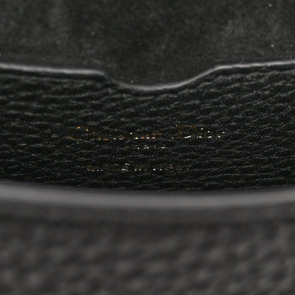 Christian Dior Grained Calfskin Medium Bobby Flap Black 6 of 9