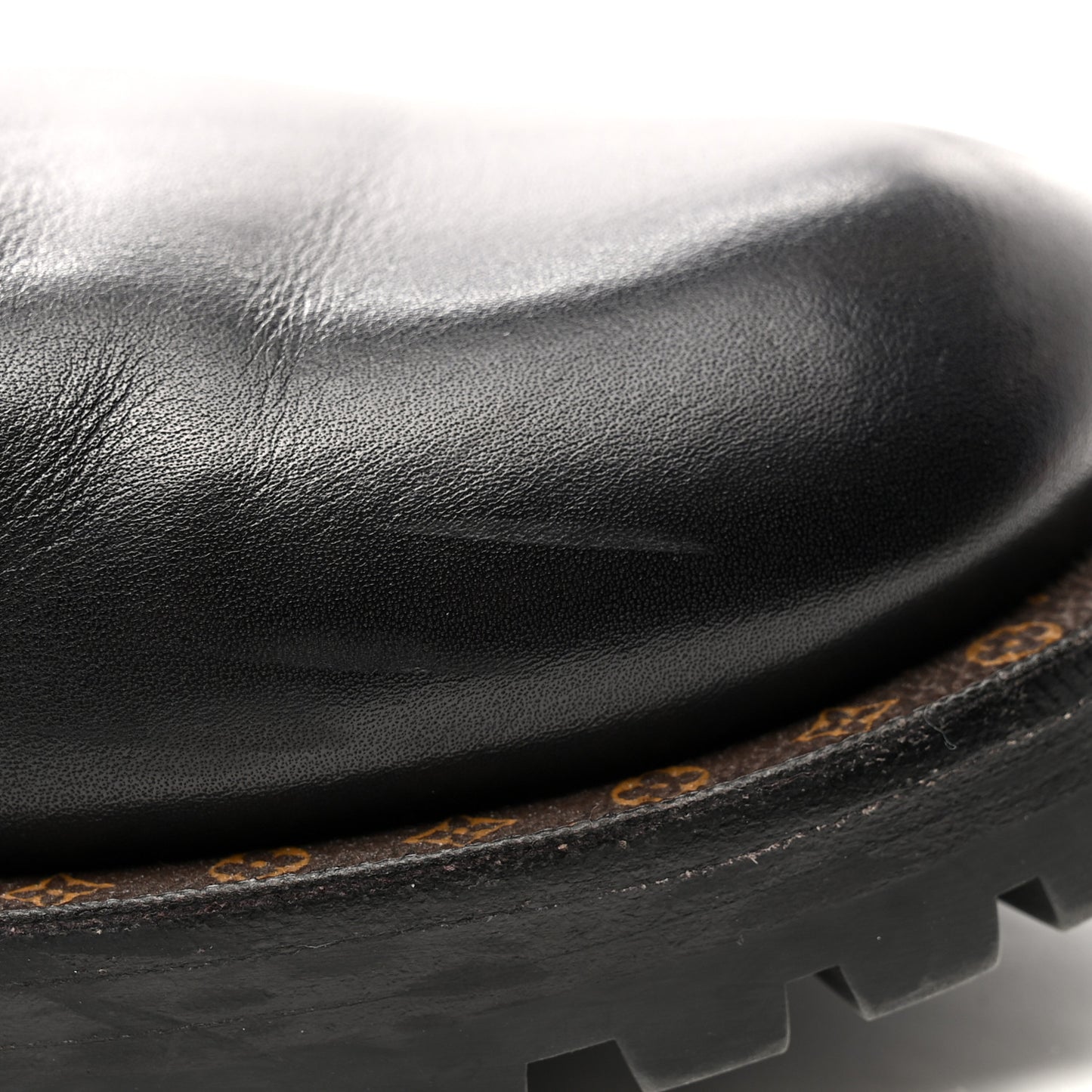 Calfskin Monogram Discovery Flat Ankle Boots 41 Black