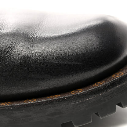 Louis Vuitton Calfskin Monogram Discovery Flat Ankle Boots 41 Black 11 of 12