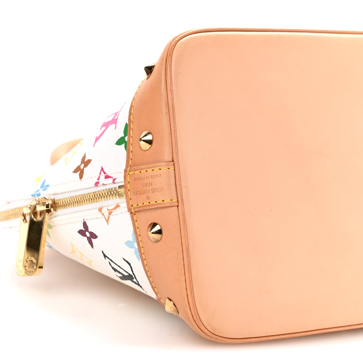 Louis Vuitton Monogram Multicolor Alma White 9 of 10