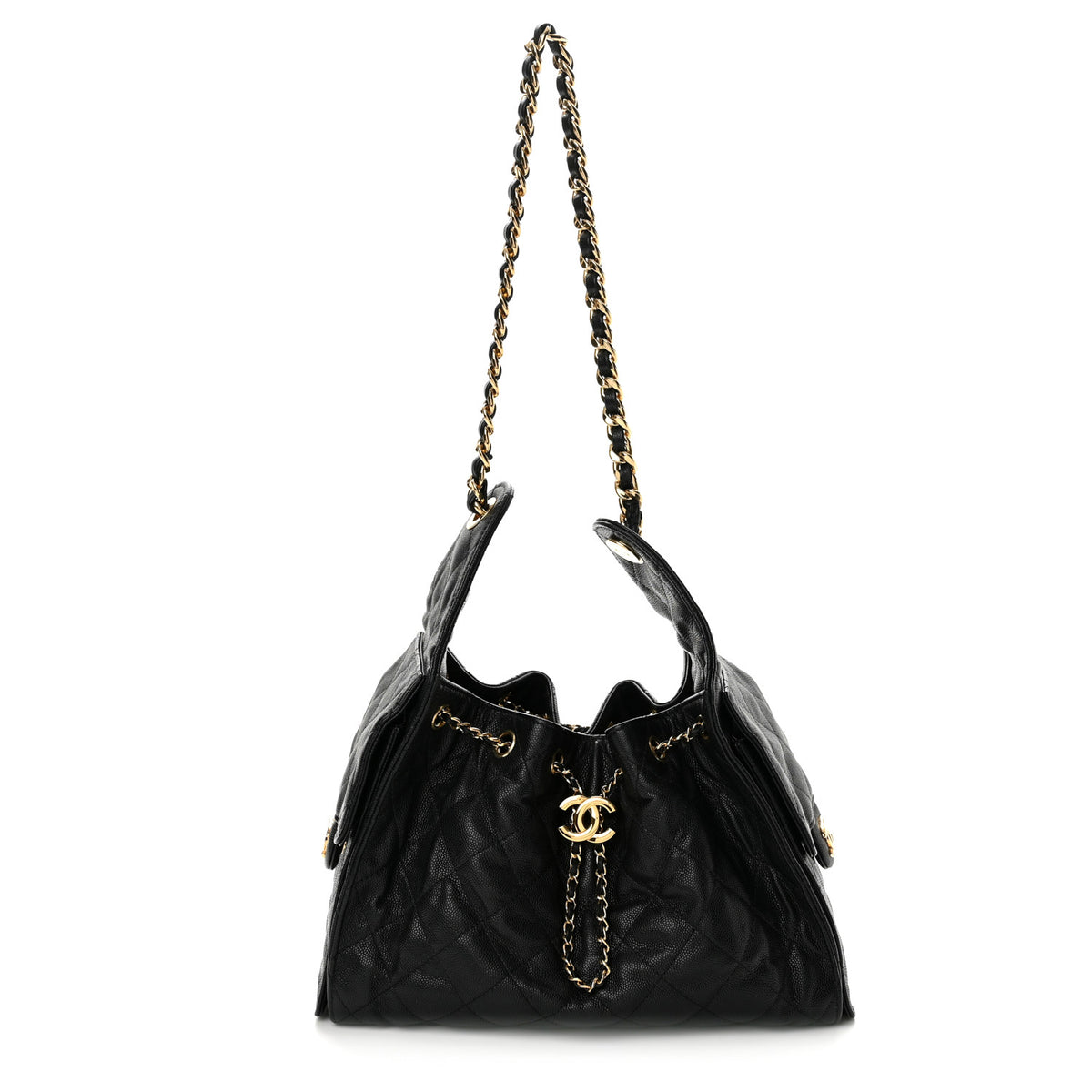 Chanel Caviar Quilted Small Chanel 25 Handbag Black 1 of 11