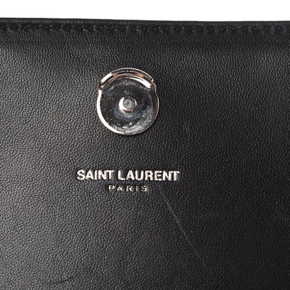 Saint Laurent Denim Small Classic Monogram Kate Satchel Blue 6 of 11