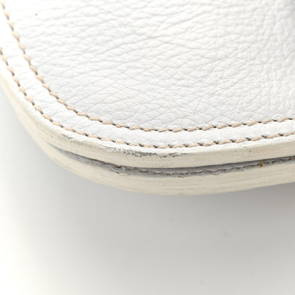 Prada Vitello Daino Shoulder Bag White 14 of 19