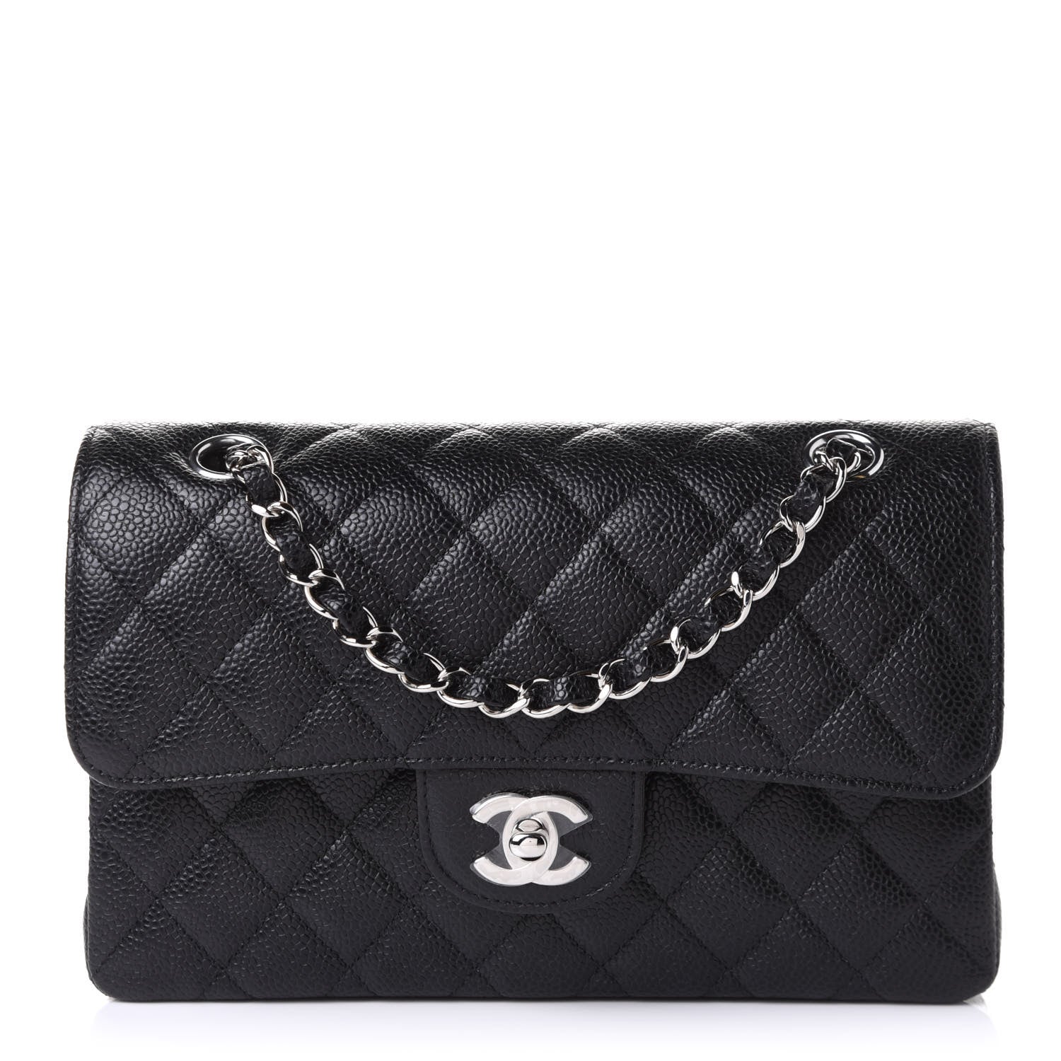Chanel Caviar Quilted Small Double Flap Black 1 of 11
