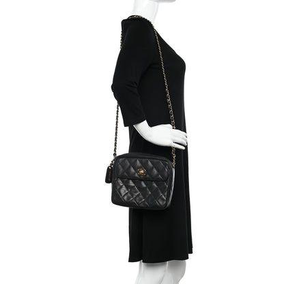 Chanel Caviar Quilted Flap Camera Case Black 2 of 13
