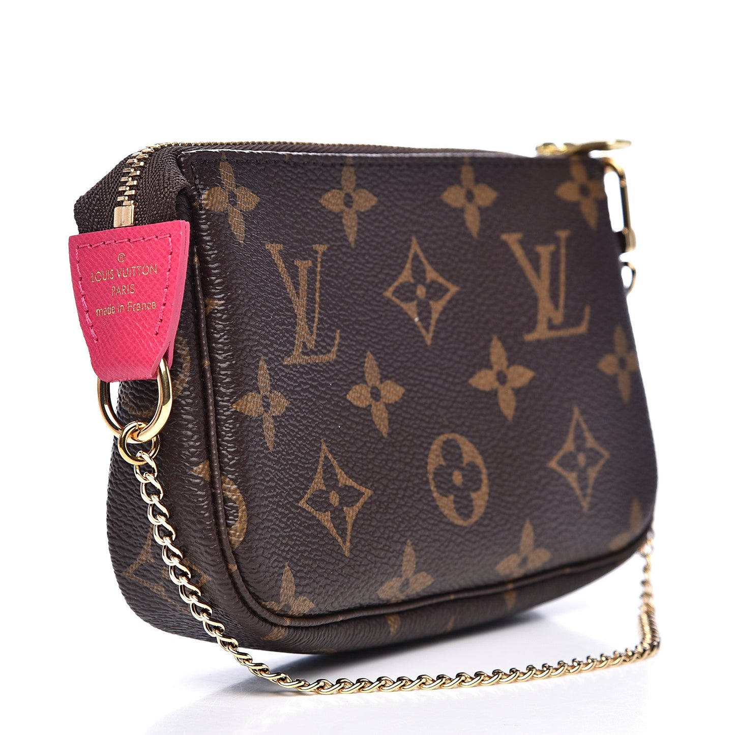 Monogram 2019 Christmas Animation Mini Courchevel Pochette Accessories Fuchsia