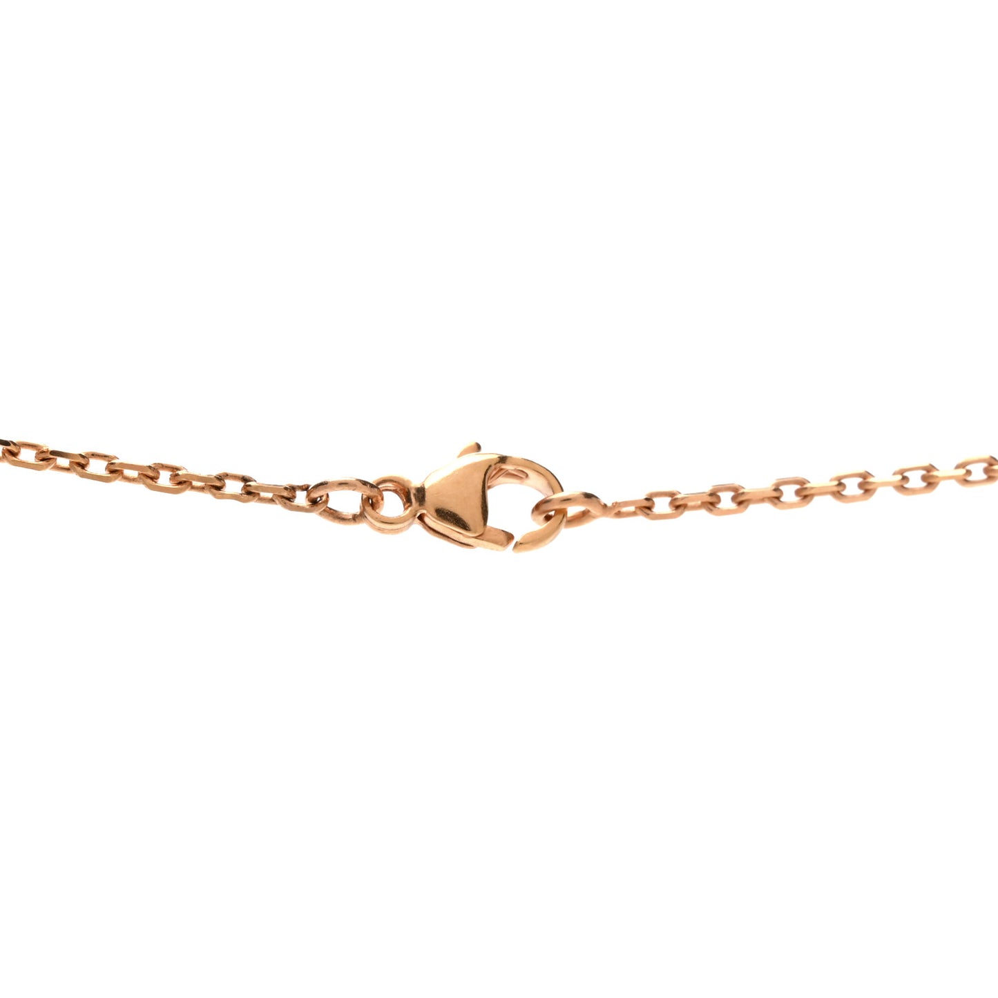 Rose Gold Plated Swift As De Coeur Necklace Black