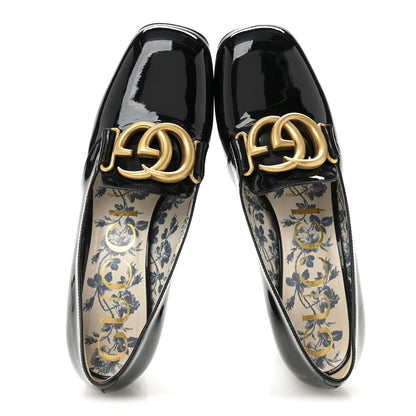 Gucci Vernice GG Victoire 55mm Loafer Pumps 36 Black 2 of 10
