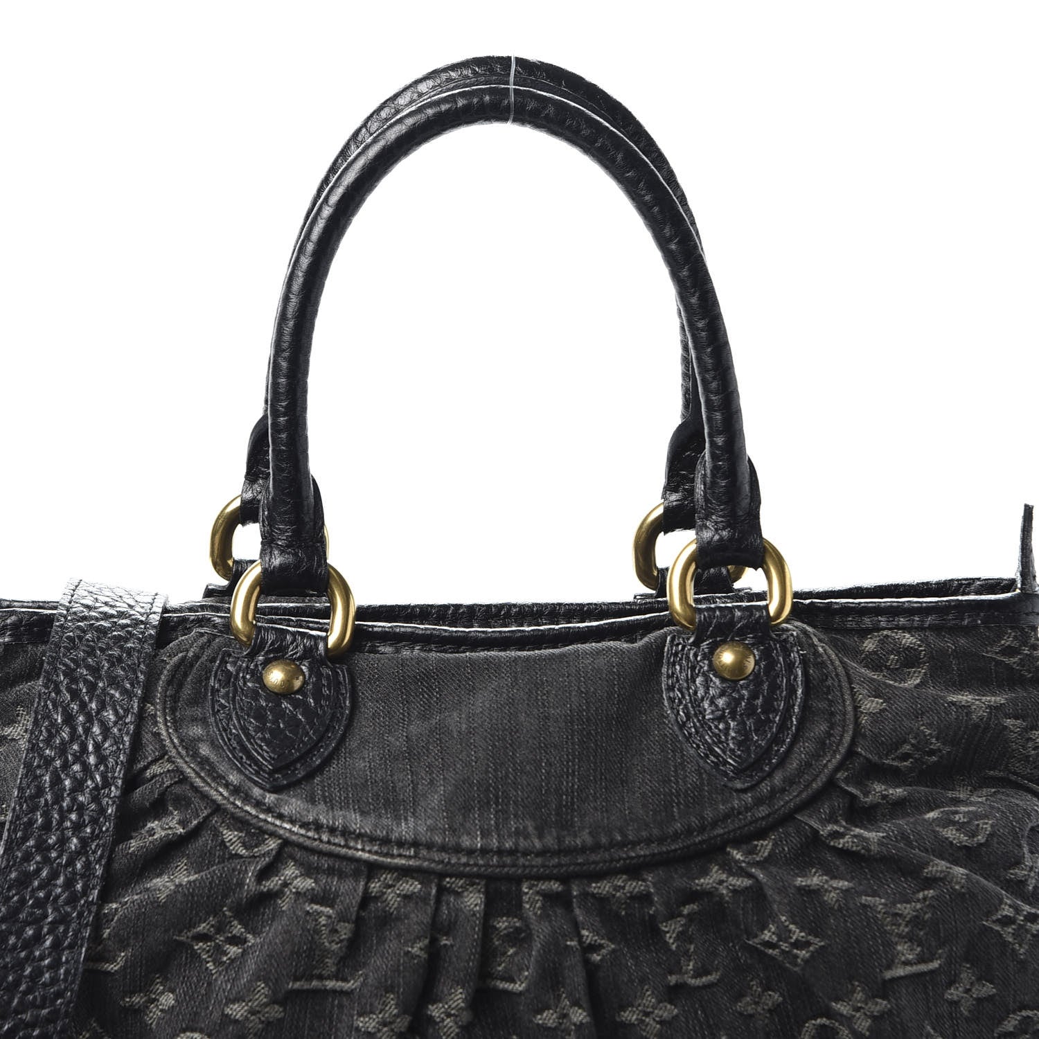 Louis Vuitton Denim Neo Cabby MM Black 9 of 9