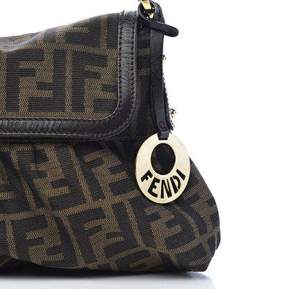Fendi Zucca Small Chef Shoulder Bag Tobacco 10 of 10