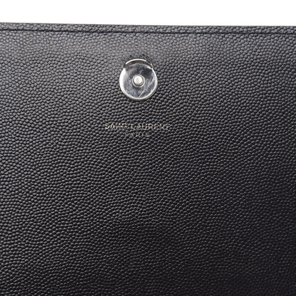 Saint Laurent Grain De Poudre Medium Classic Monogram Kate Satchel Black 7 of 12