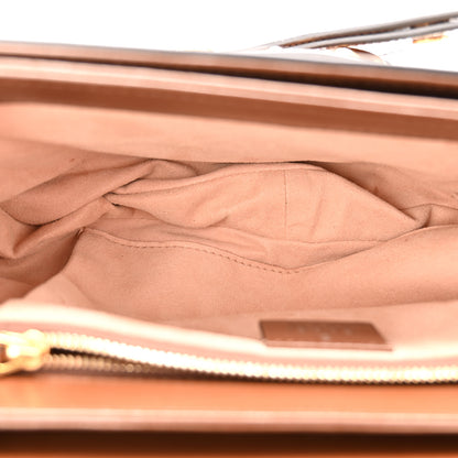 Gucci GG Supreme Monogram Horsebit 1955 Shoulder Bag Beige Brown Sugar 5 of 10