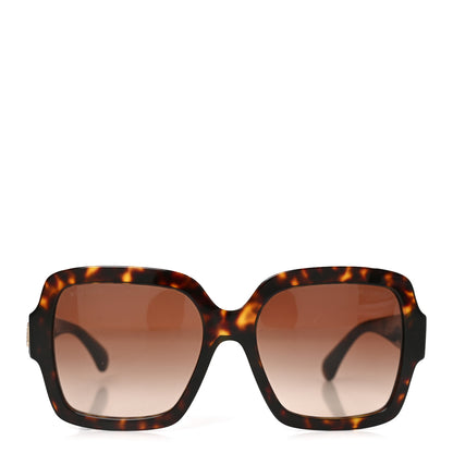 Chanel Acetate Square CC Sunglasses 5478 Tortoise 2 of 7