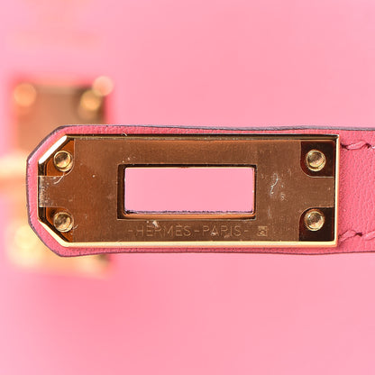 Hermes Swift Kelly Retourne 25 Rose Lipstick 17 of 37