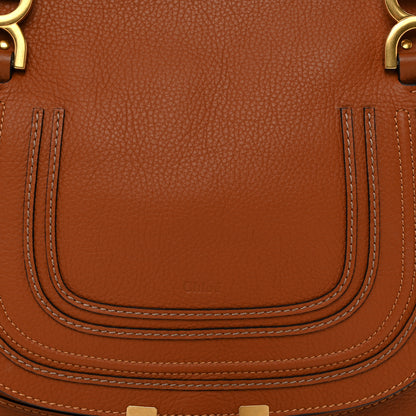 Chloe Calfskin Medium Marcie Satchel Tan 7 of 9