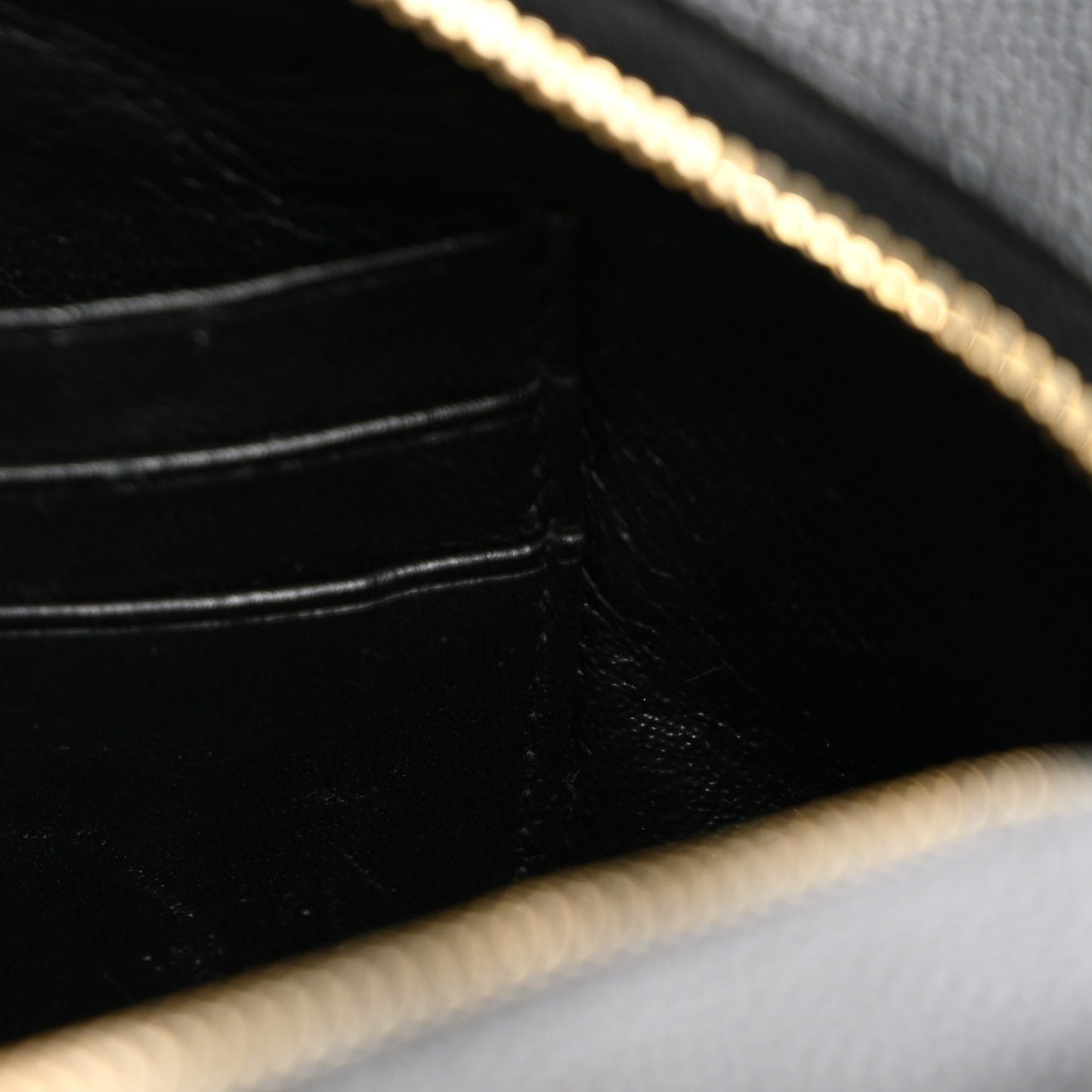 Grain De Poudre Matelasse Monogram Mini Lou Camera Bag Black