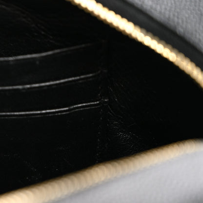 Saint Laurent Grain De Poudre Matelasse Monogram Mini Lou Camera Bag Black 6 of 10