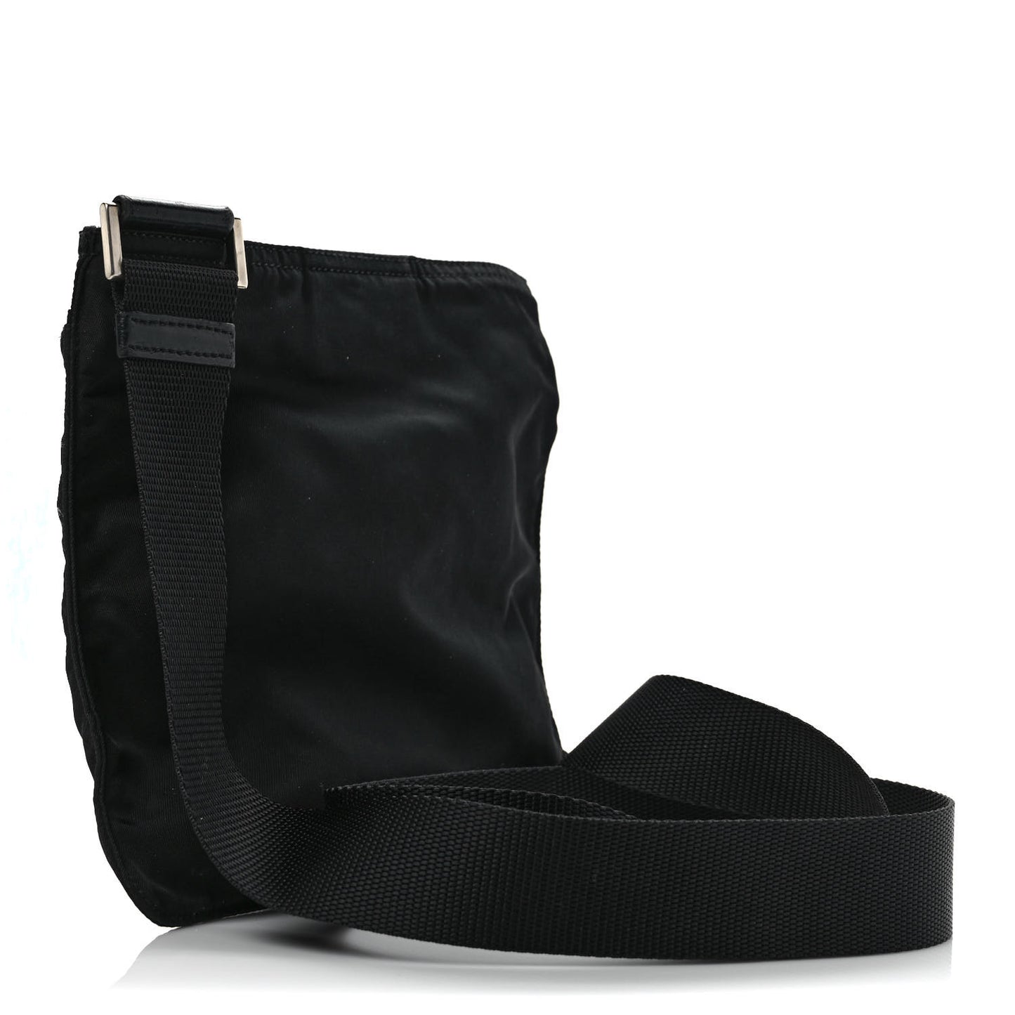 Tessuto Nylon Crossbody Bag Black