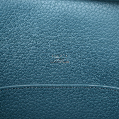 Hermes Taurillon Clemence Sac Good News PM Bleu Jean 6 of 11
