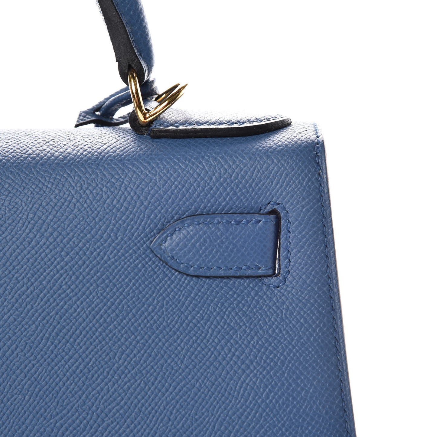 Epsom Kelly Sellier 28 Bleu Agate