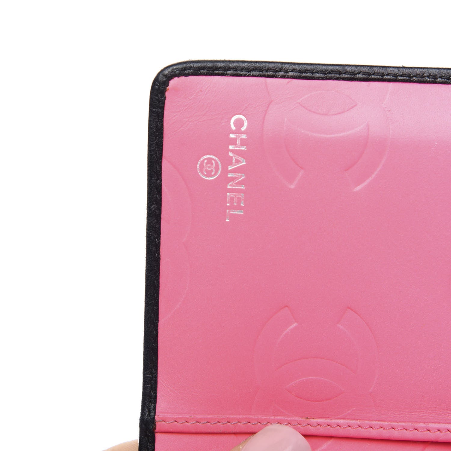 Chanel Calfskin Quilted Cambon Yen Wallet Black 5 of 11
