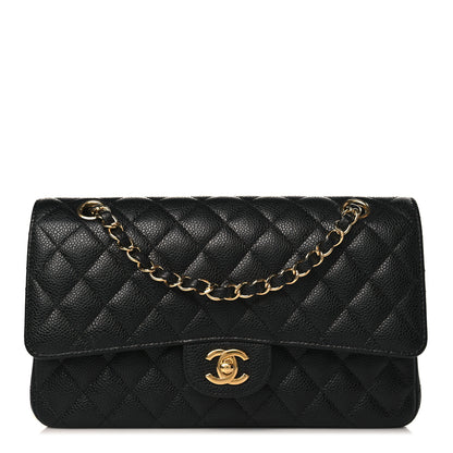 Chanel Caviar Quilted Medium Double Flap Black 1 of 9