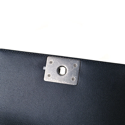 Chanel Caviar Quilted Small Boy Flap Black 11 of 12