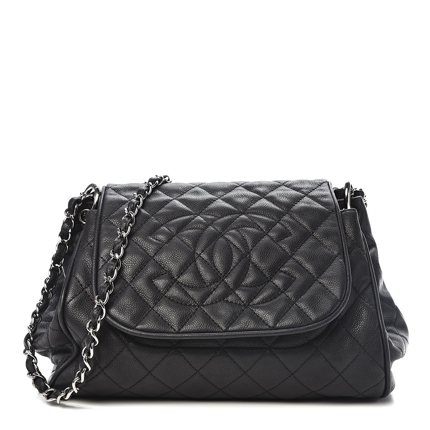 Chanel Caviar Quilted Timeless Accordion Flap Black 1 of 11