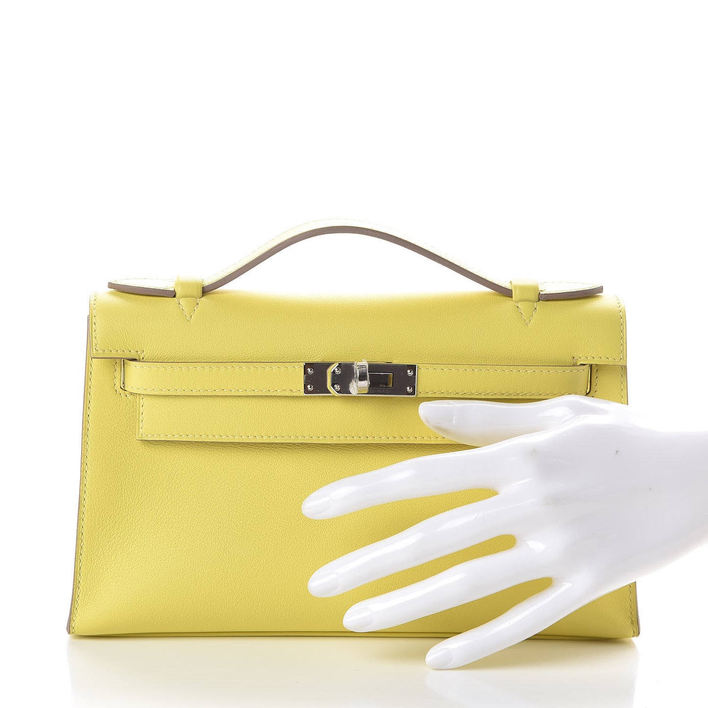 Swift Kelly Pochette Clutch Lime