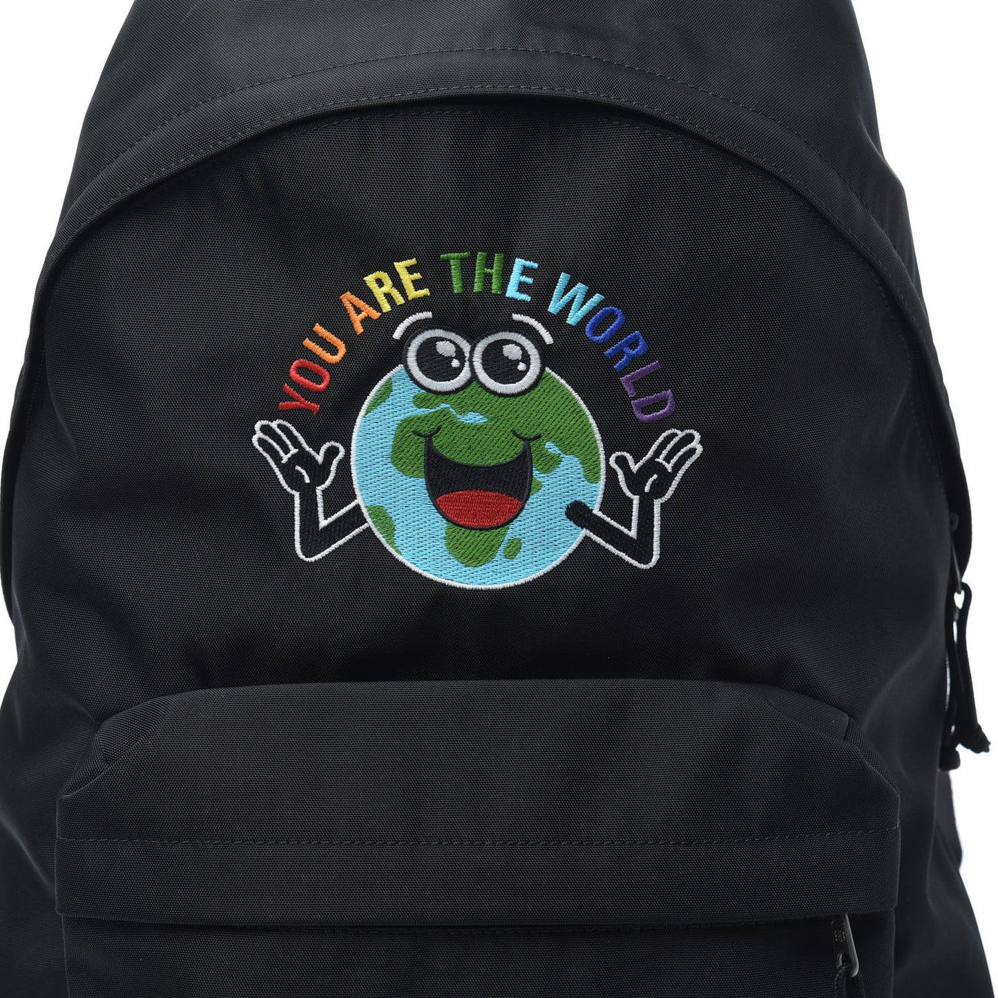 Nylon You Are The World Explorer Backpack Black