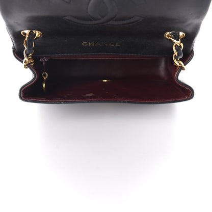 Chanel Lambskin Quilted Mini Square Flap Black 5 of 11