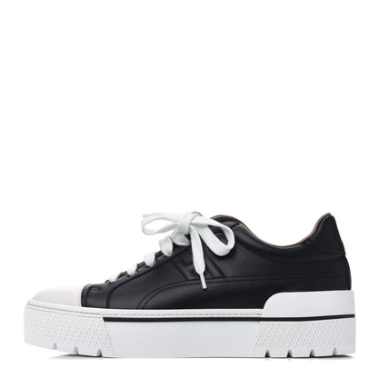 Hermes Calfskin Womens Voltage Sneakers 39 Black 1 of 9