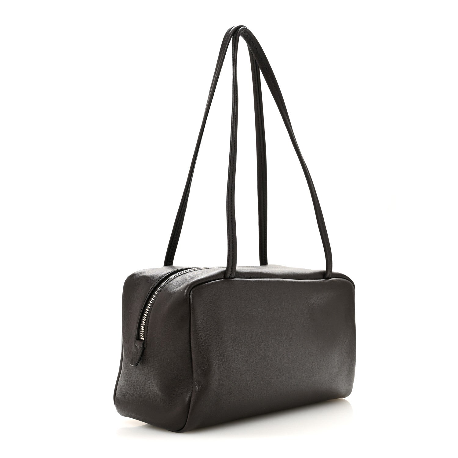 The Row Nappa Astra Shoulder Bag Dark Brown Ans 3 of 9
