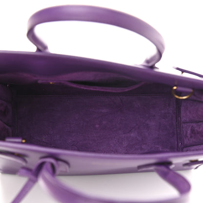 Saint Laurent Calfskin Baby Sac de Jour Purple 5 of 15