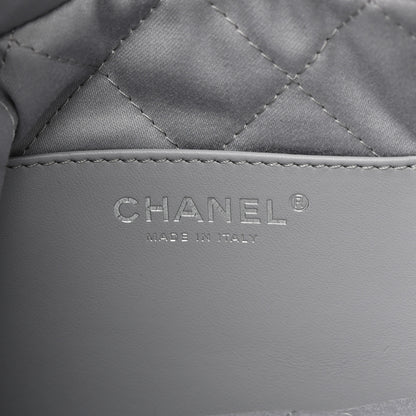 Chanel Shiny Calfskin Quilted Mini Chanel 22 Grey 6 of 11
