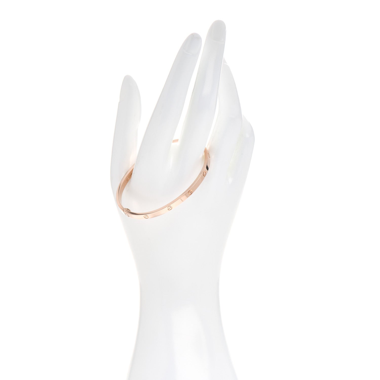 Cartier 18K Pink Gold Small LOVE Bracelet 17 2 of 5