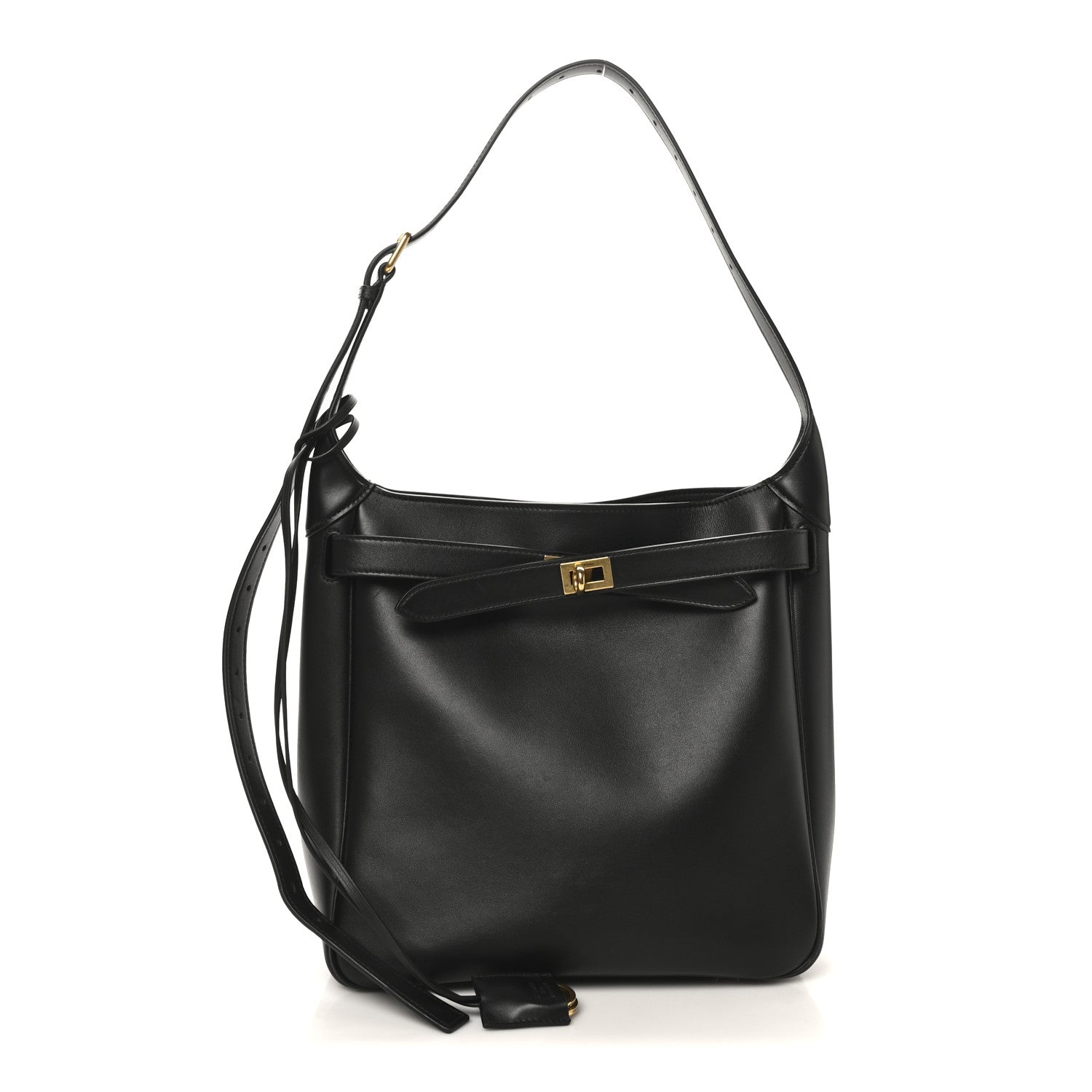 Balenciaga Smooth Calfskin Small Bel Air Hobo Bag Black 1 of 9
